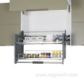 Lift Basket Pull Down Shelves Cabinet Elevator Basket